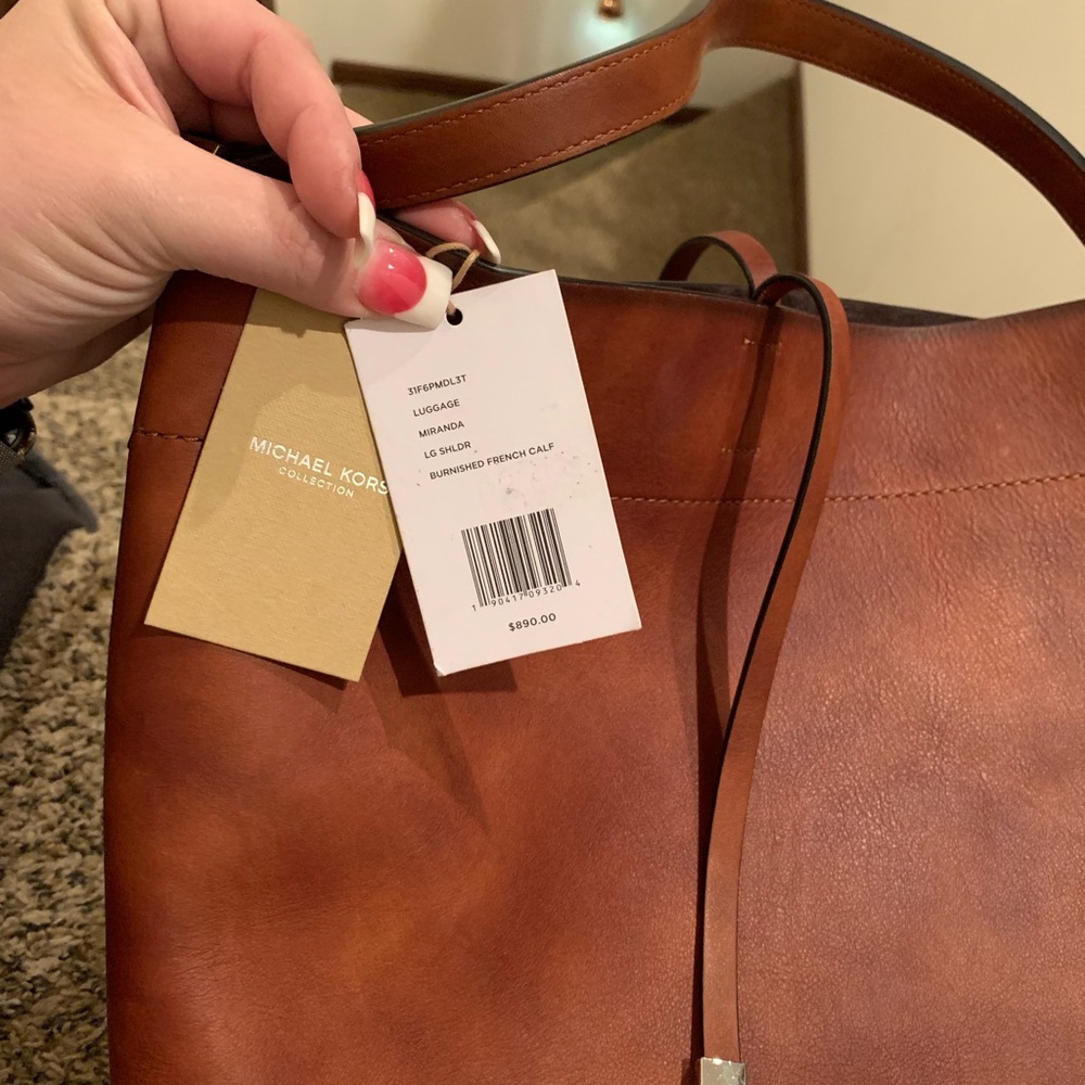 Michael Kors, Miranda, Burnished French Calf